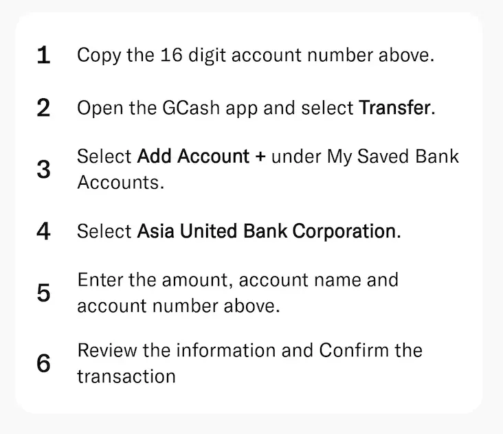 Instruction List component